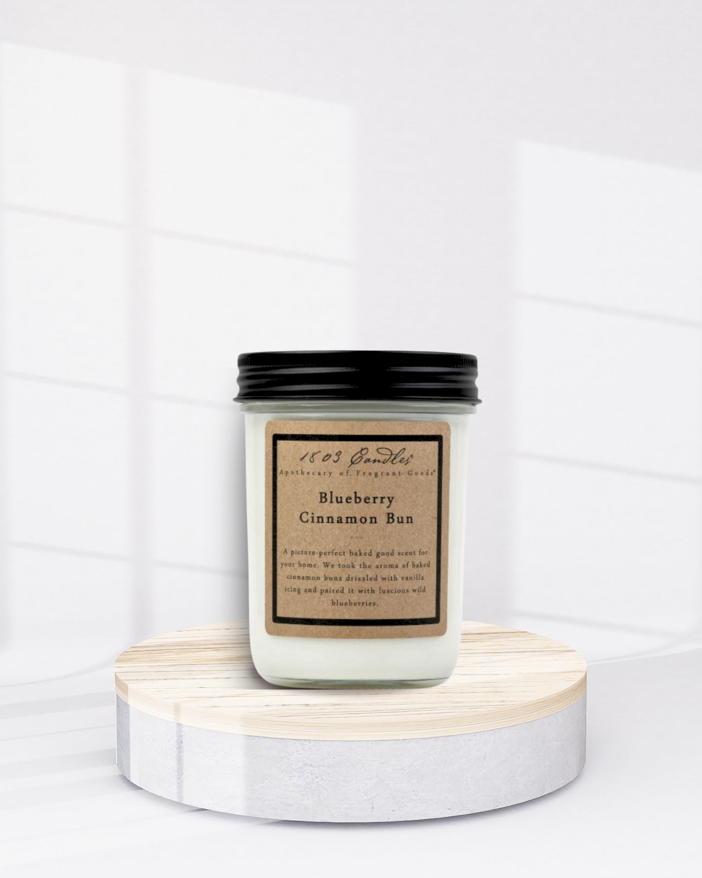 Blueberry Cinnamon Bun Candle
