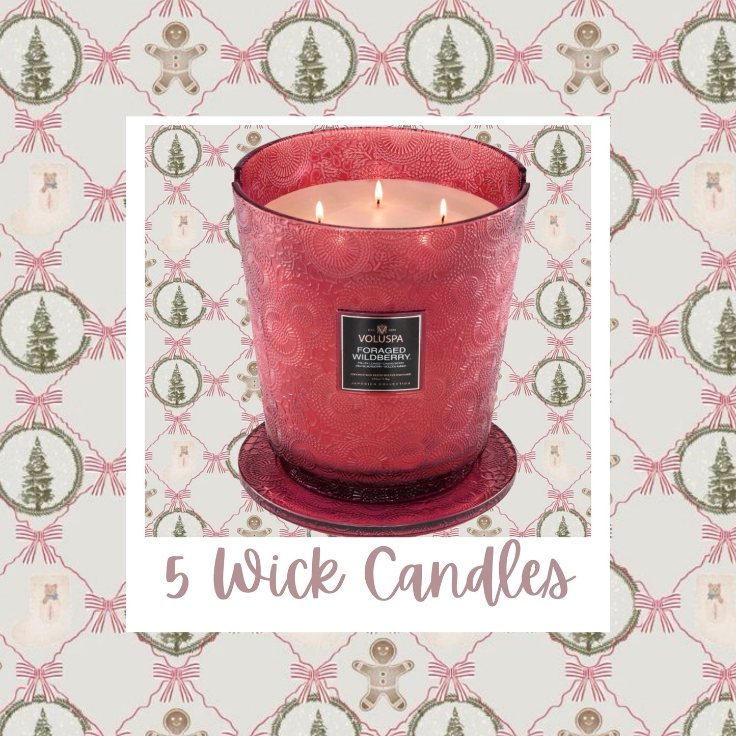 5 Times the Warmth- 5 Wick Bundle Gift