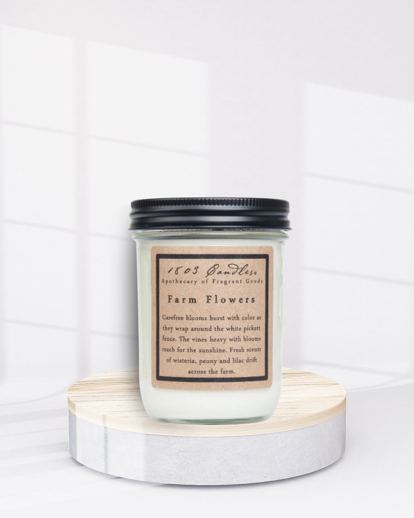 Farm Flowers Candle