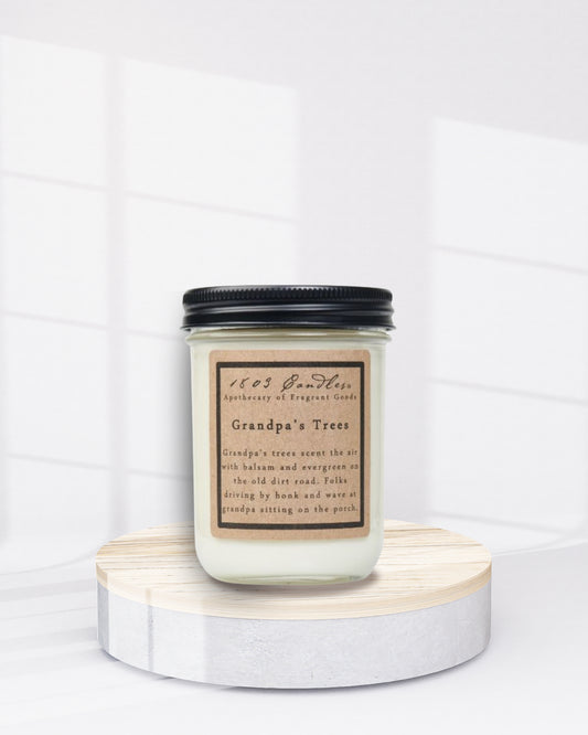 Grandpa's Trees Candle