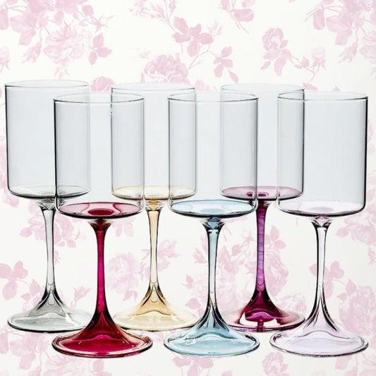 Colorful Style Wine Glasses