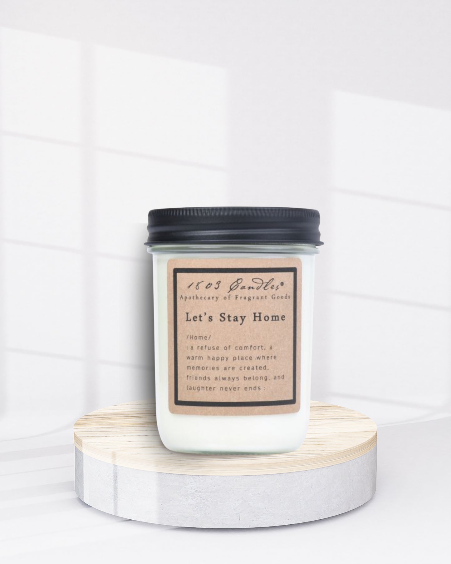 Let's Stay Home Candle
