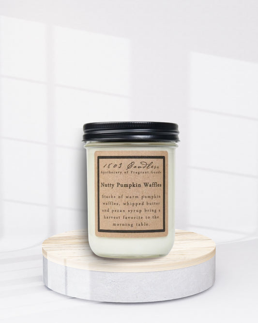 Nutty Pumpkin Waffle Candles