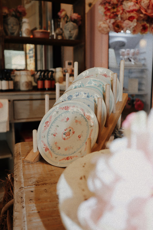 Floral Tea Plates