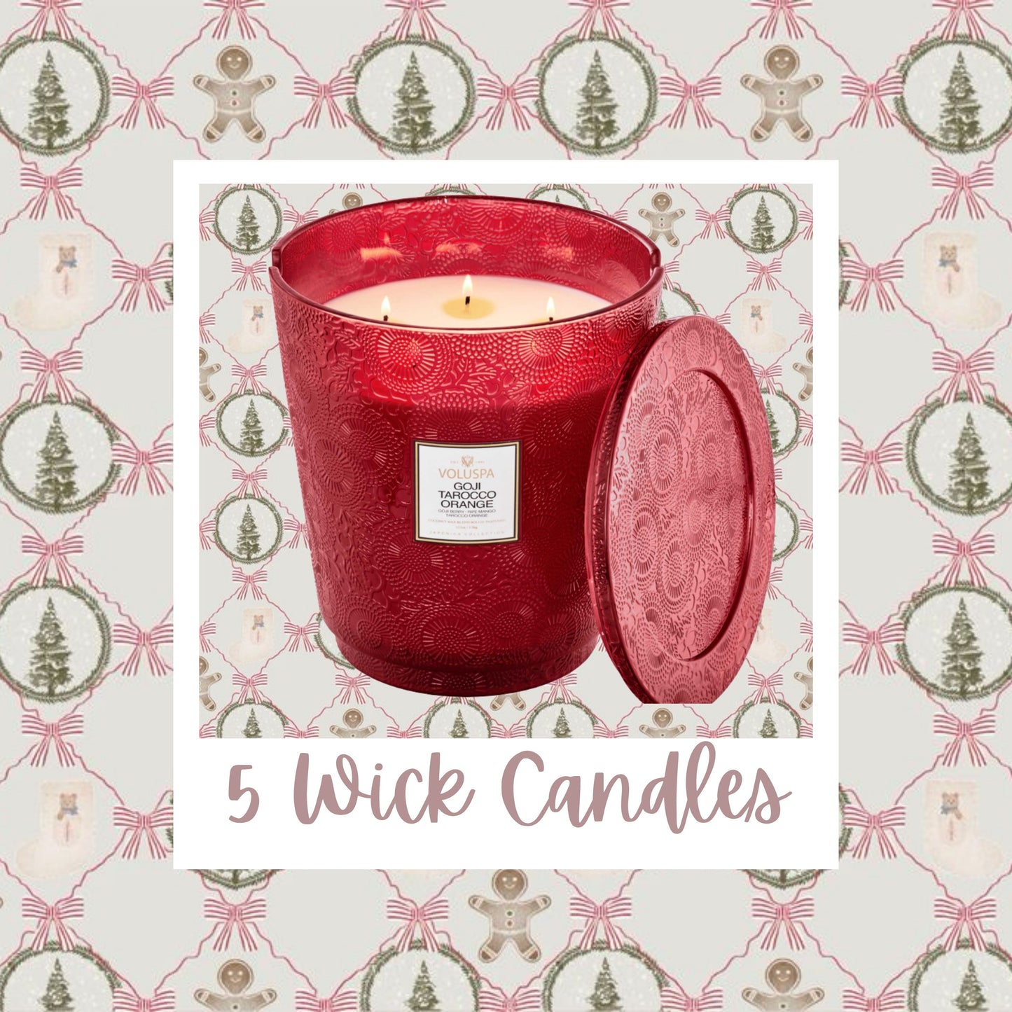 12 times the Warmth- The Dozen 5 Wick Bundle Gift