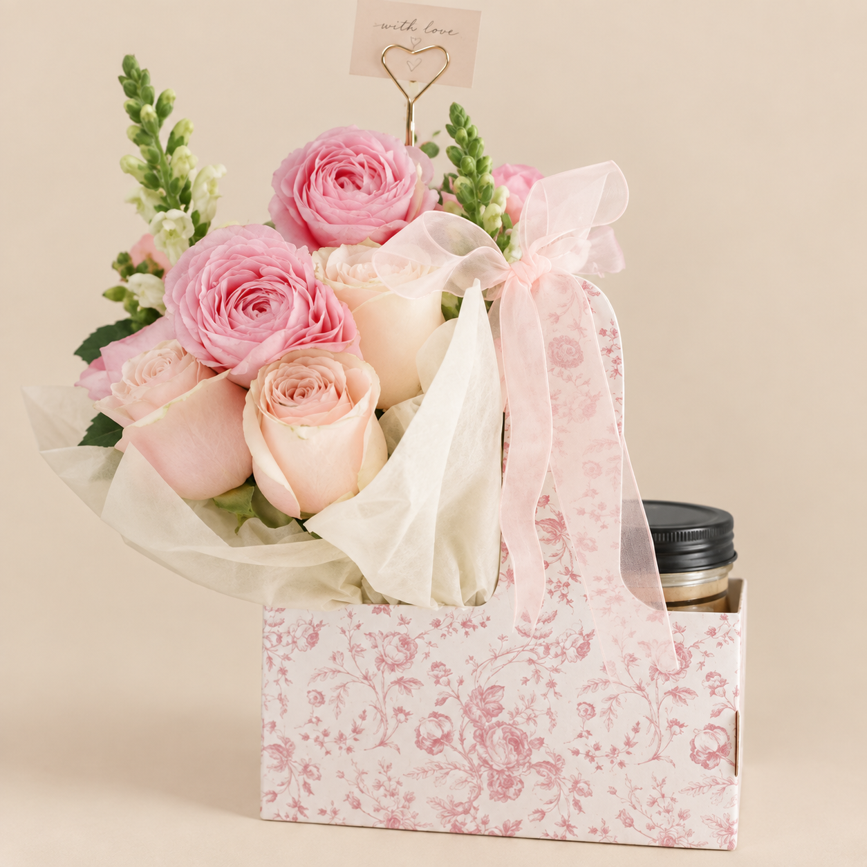 THE PERFECT PAIR — 1803 CANDLE + BOUQUET