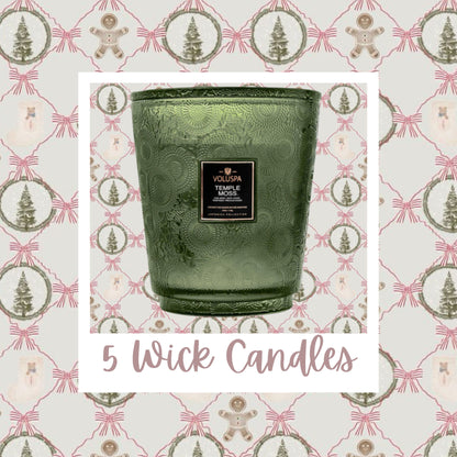 5 Times the Warmth- 5 Wick Bundle Gift