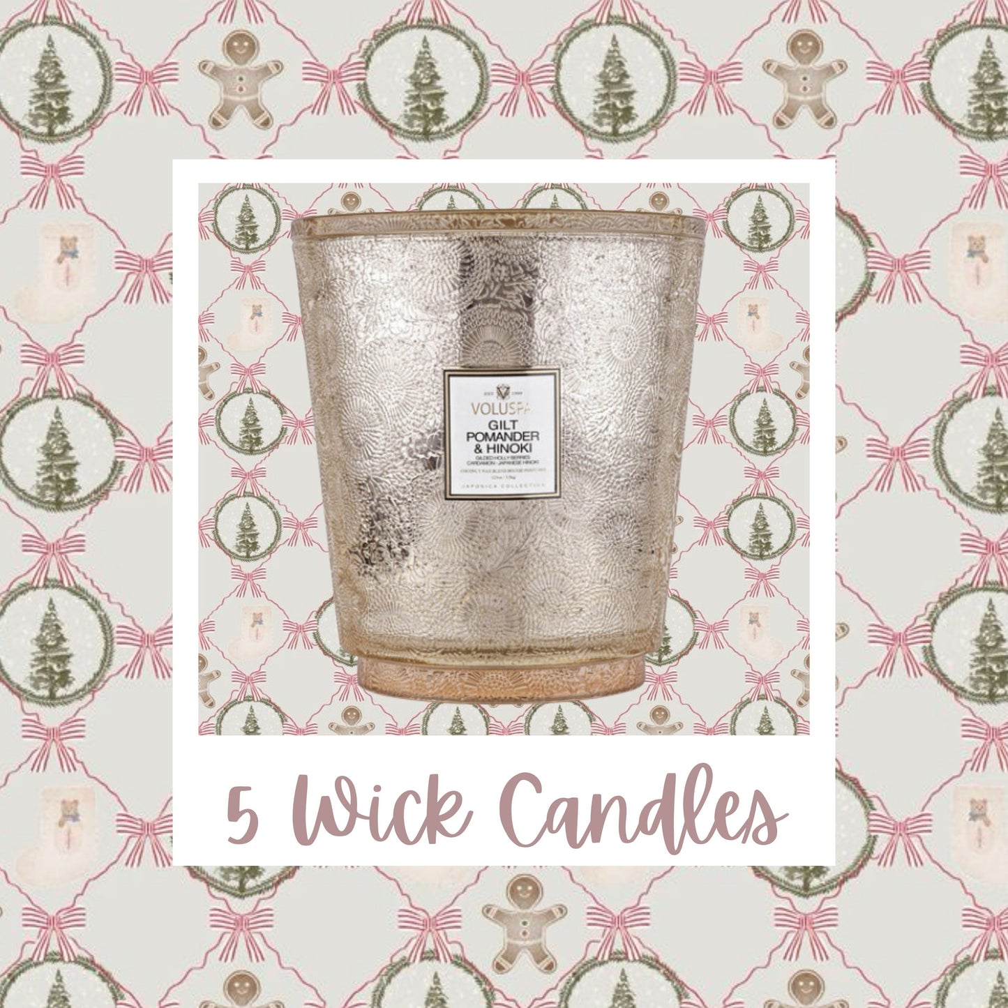 5 Times the Warmth- 5 Wick Bundle Gift