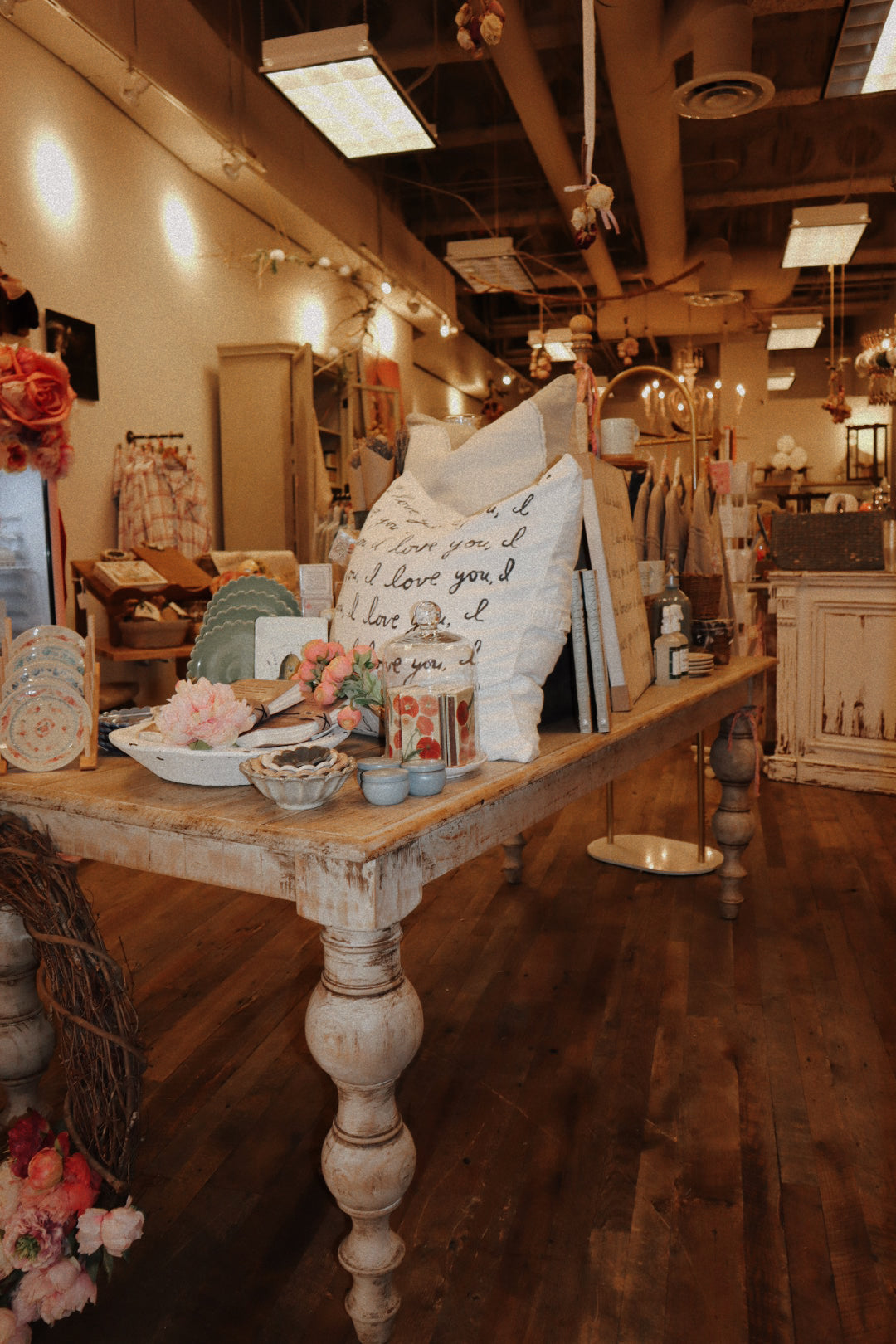 Wooden Long Kitchen Table