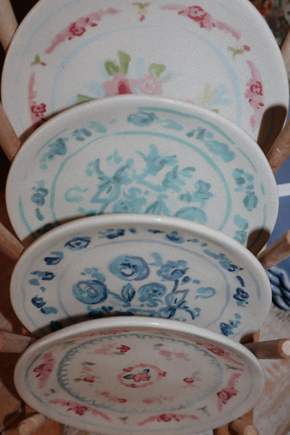 Floral Tea Plates