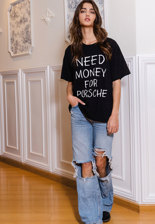 "Need money for Porsche"